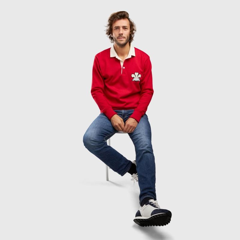 Sports D'époque Maillot Galles 1905