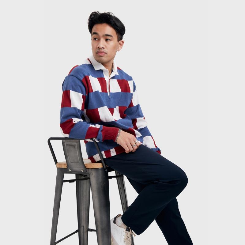 Sports D'époque Maillot Jacquard