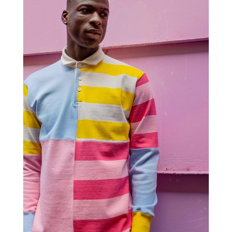 Sports D'époque Maillot Malabar Fraise