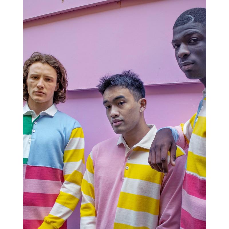 Sports D'époque Maillot Malabar Fraise