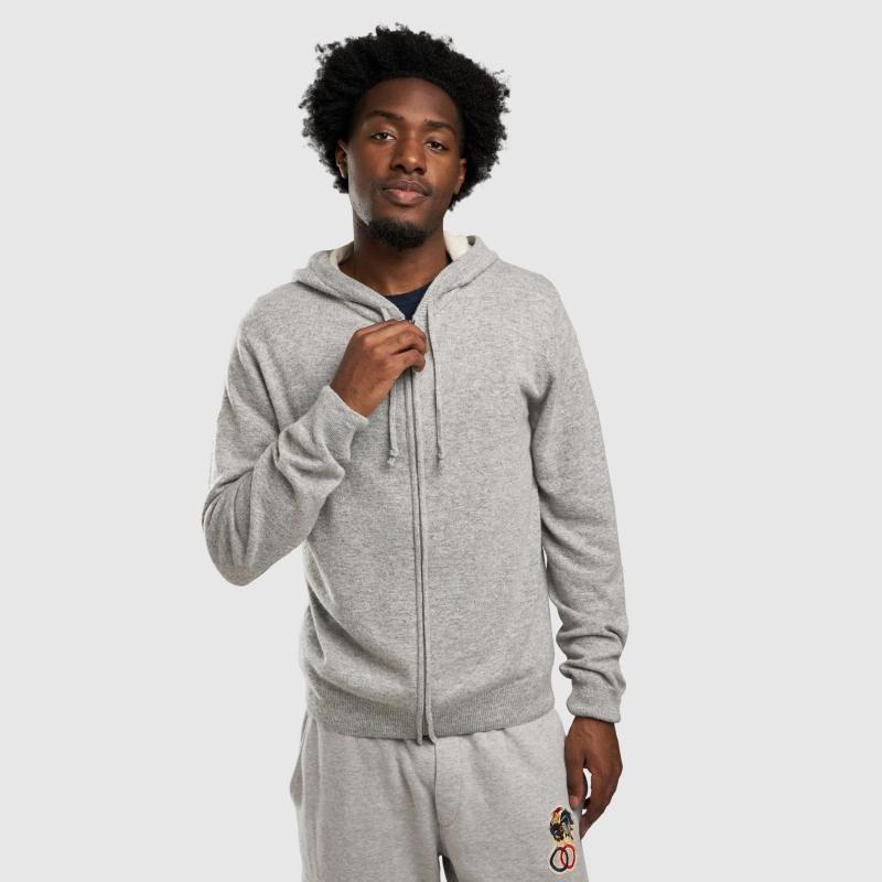 Sports D'époque Pull Hoody Zip Maille