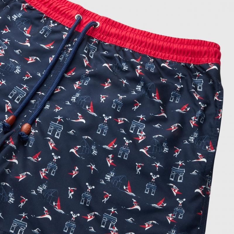 Sports D'époque Short De Bain Gilis