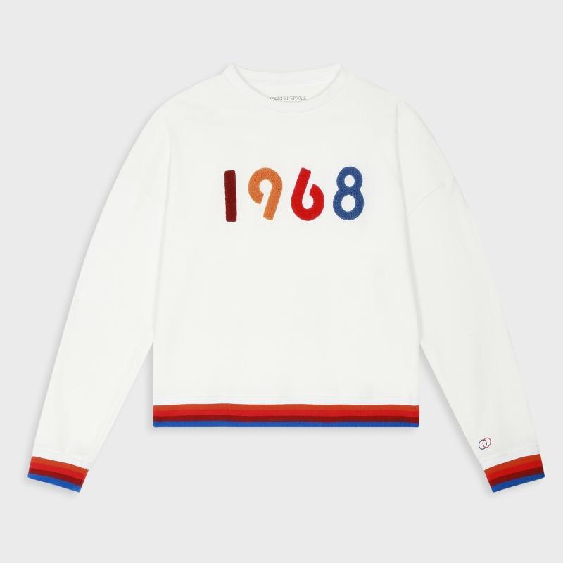 sports d'époque Sweat 1968 Femme