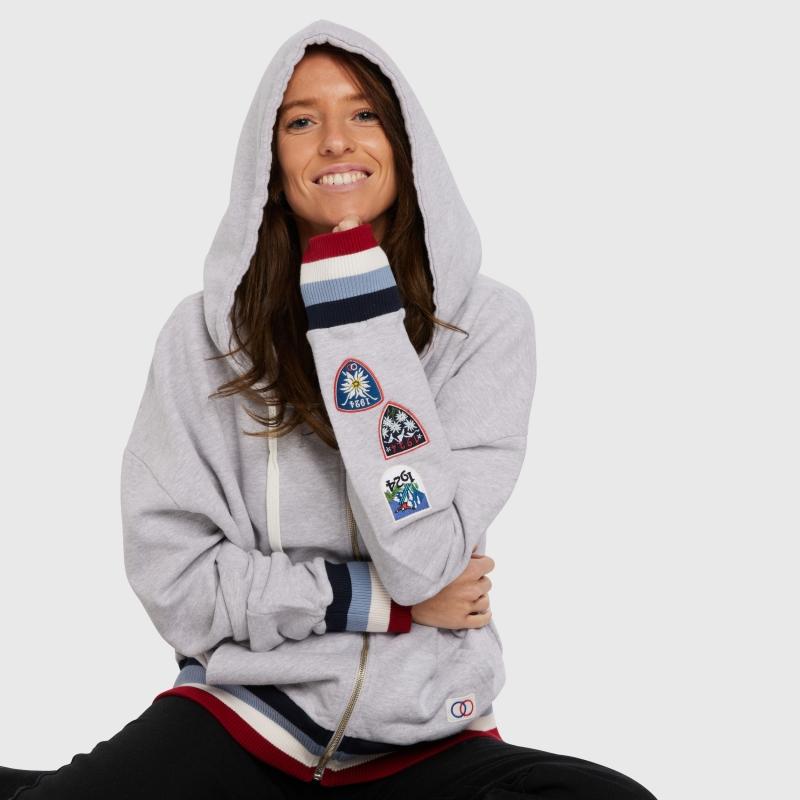 Sports D'époque Sweat Capuche Zippe 1924