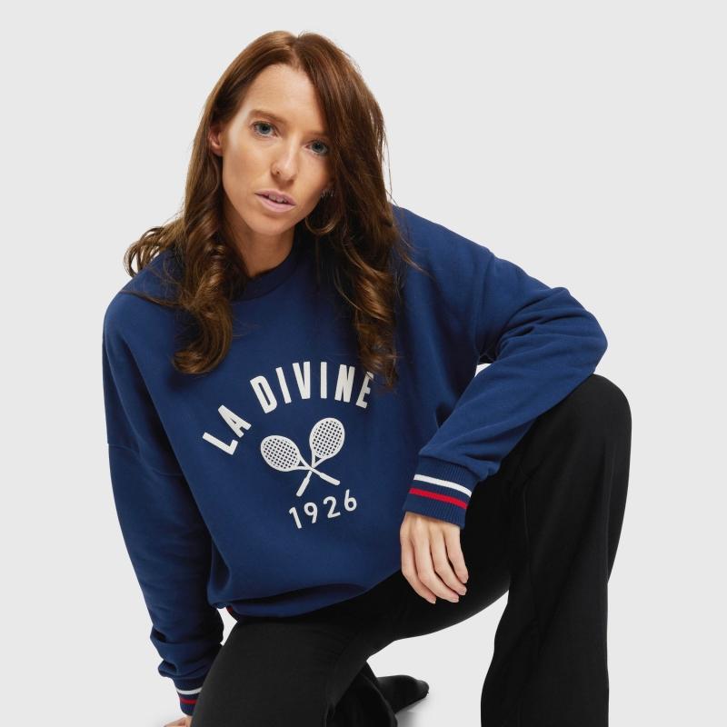 Sports D'époque Sweat Col Rond La Divine