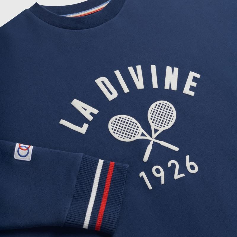 Sports D'époque Sweat Col Rond La Divine