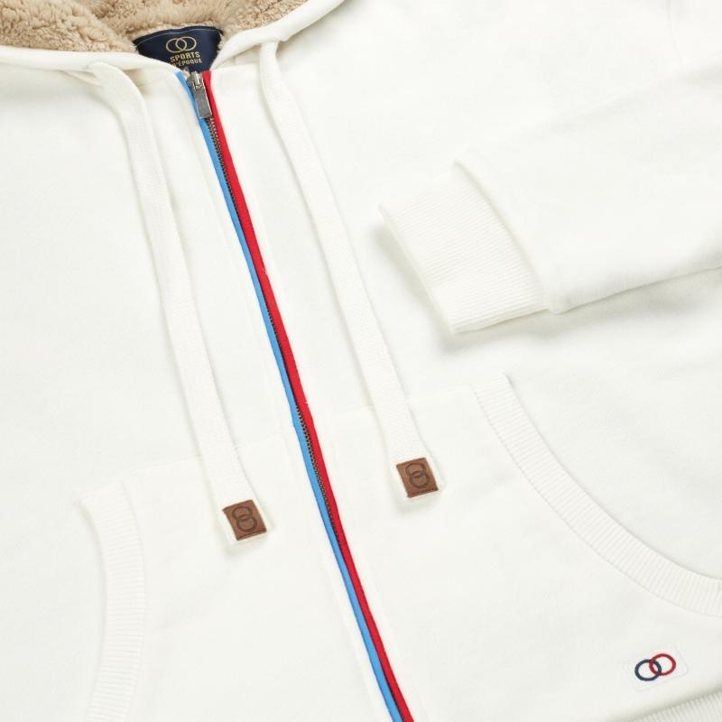 Sports D'époque Sweat Zip Cap Fourrure 68