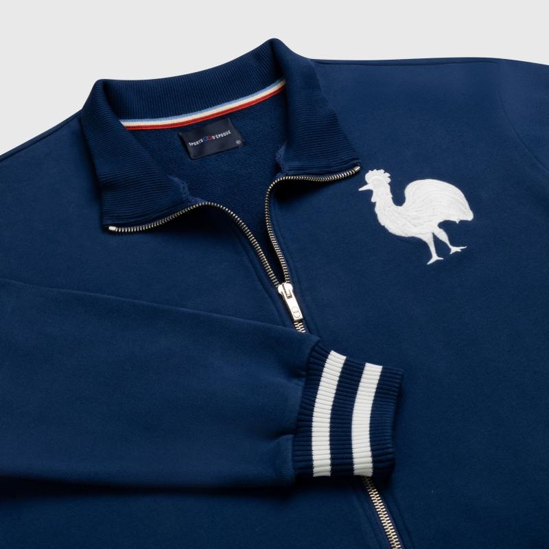 Sports D'époque Sweat Zippe 1er Coq