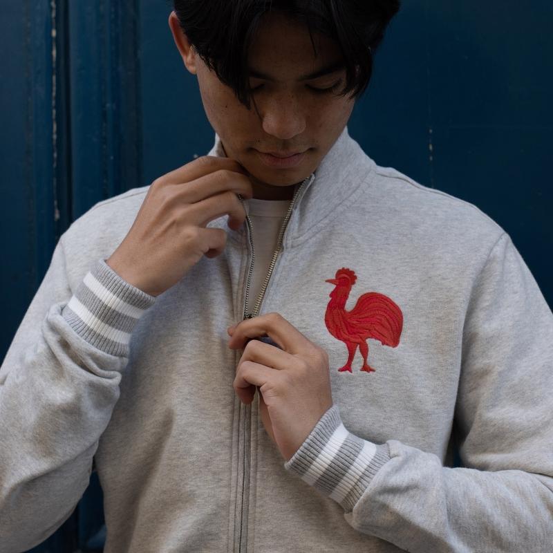 Sports D'époque Sweat Zippe 1er Coq