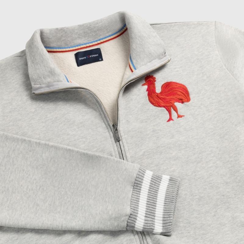 Sports D'époque Sweat Zippe 1er Coq