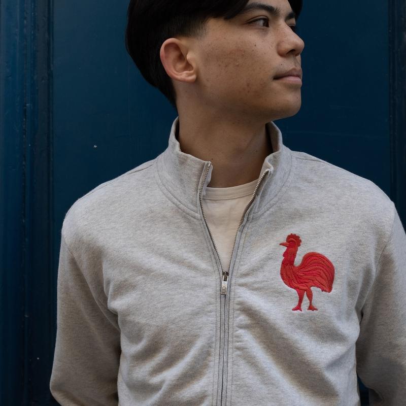 Sports D'époque Sweat Zippe 1er Coq