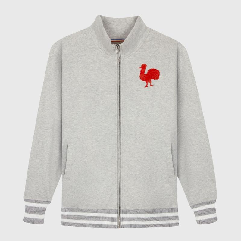 sports d'époque Sweat Zippe 1er Coq