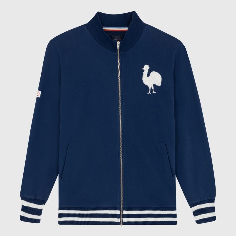 sports d'époque Sweat Zippe 1er Coq