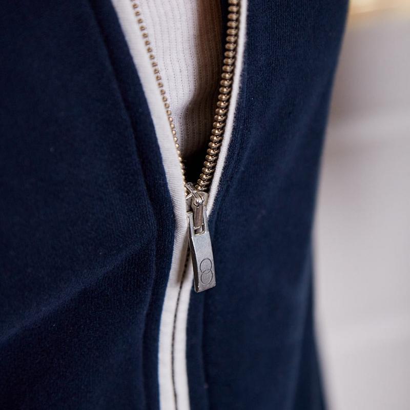 sports D'époque Sweat Zippe Ecusson
