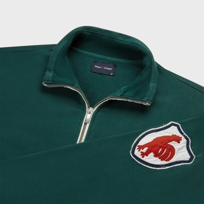 Sports D'époque Sweat Zippe Ecusson