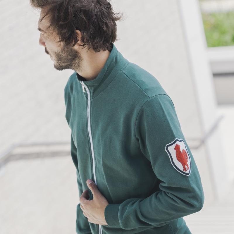 Sports D'époque Sweat Zippe Ecusson