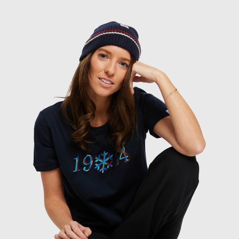 Sports D'époque T-shirt 1924 Flocon