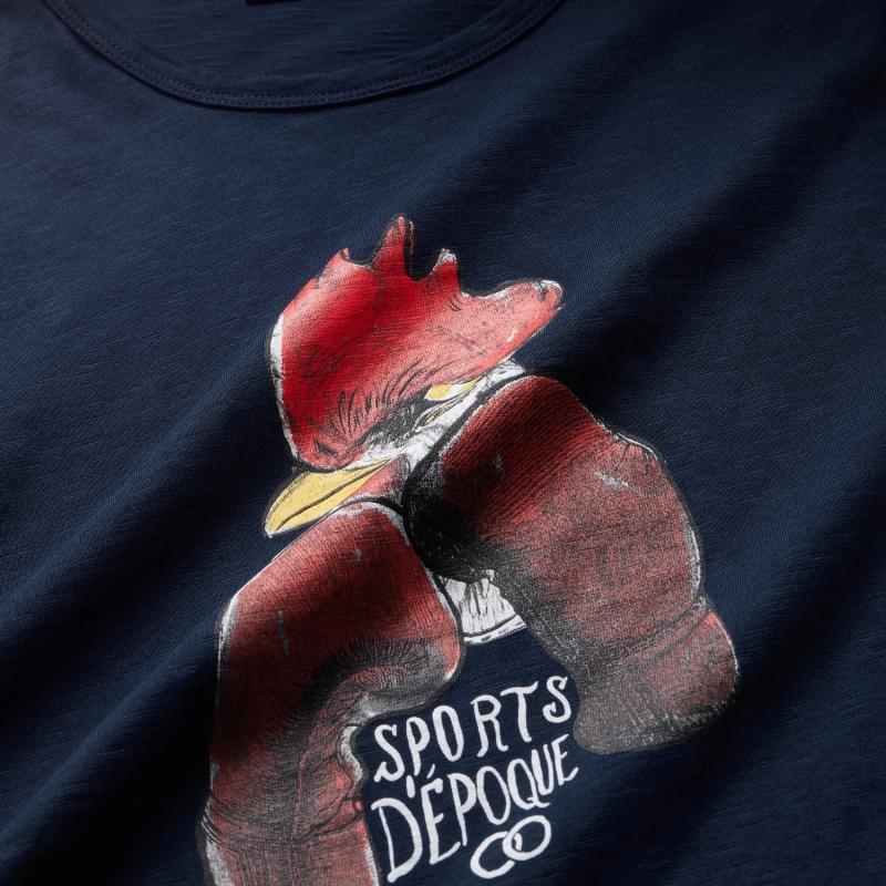 Sports D'époque T-shirt Boxing Rooster