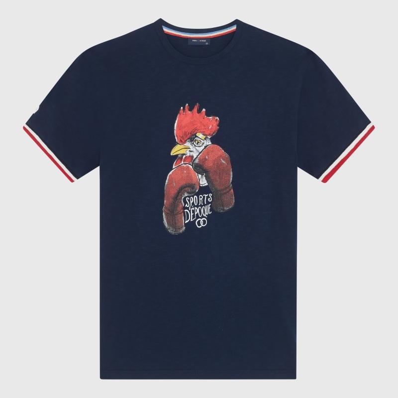 sports d'époque T-shirt Boxing Rooster