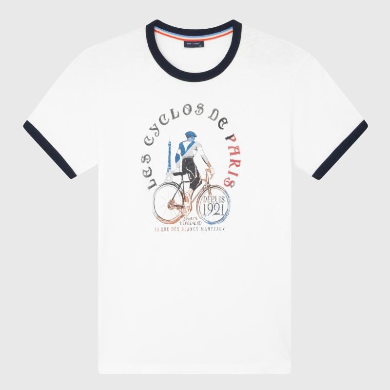 sports d'époque T-shirt Cyclos De Paris