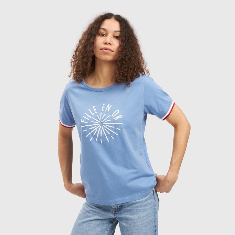 Sports D'époque T-shirt Fille En Or