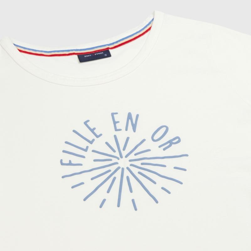 Sports D'époque T-shirt Fille En Or