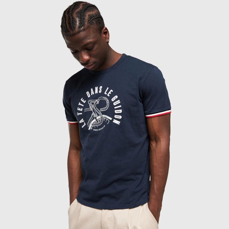 Sports D'époque T-shirt La Tête Dans Le Guidon