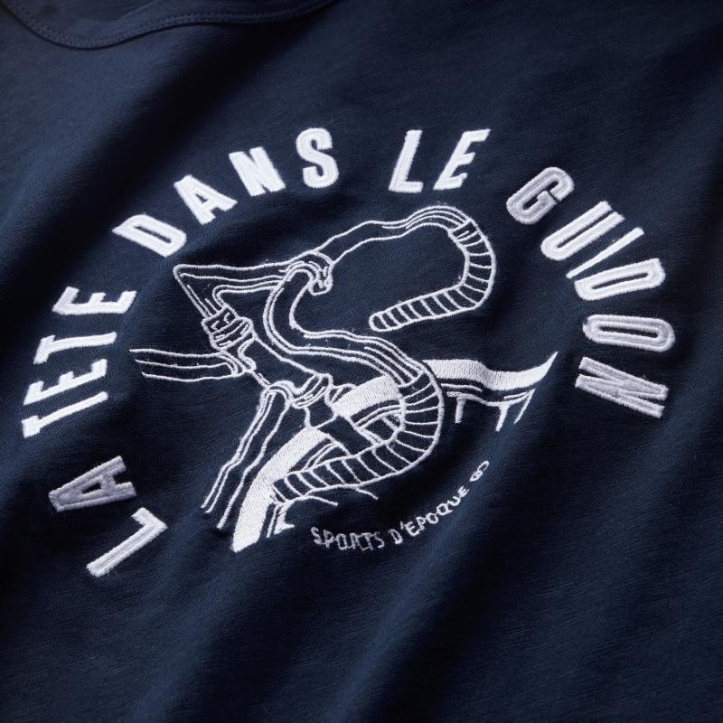 Sports D'époque T-shirt La Tête Dans Le Guidon