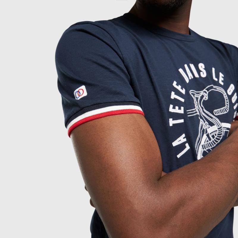 Sports D'époque T-shirt La Tête Dans Le Guidon