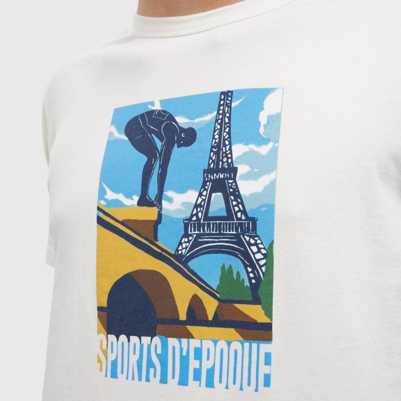 Sports D'époque T-shirt Nage Libre