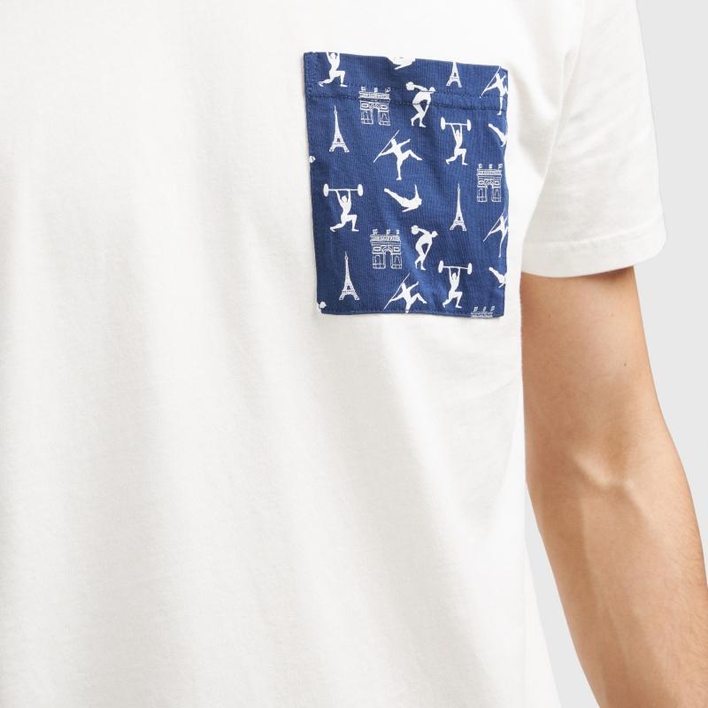 Sports D'époque T-shirt Poche 1924