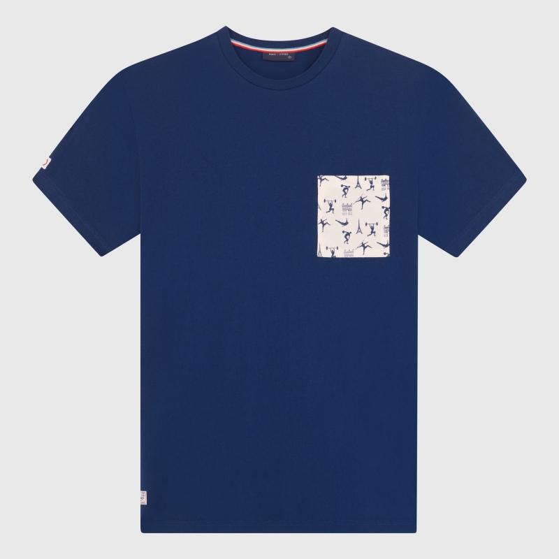 sports d'époque T-shirt Poche 1924