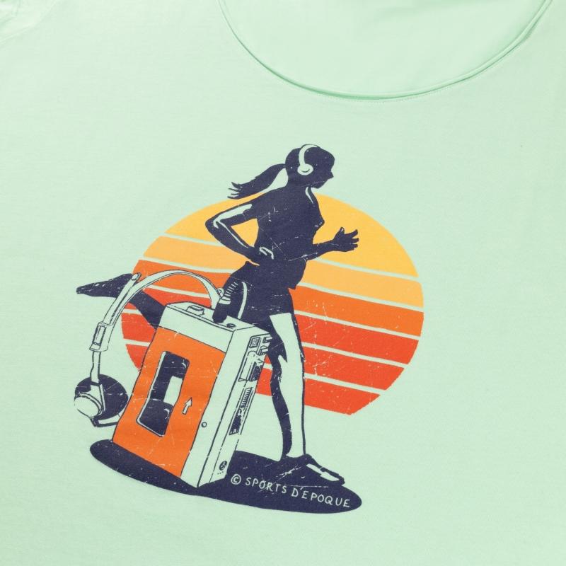 Sports D'époque T-shirt Running To The Beat