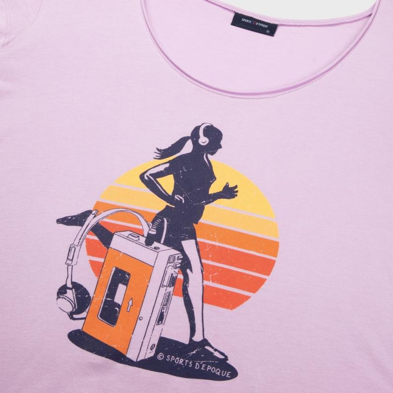 Sports D'époque T-shirt Running To The Beat