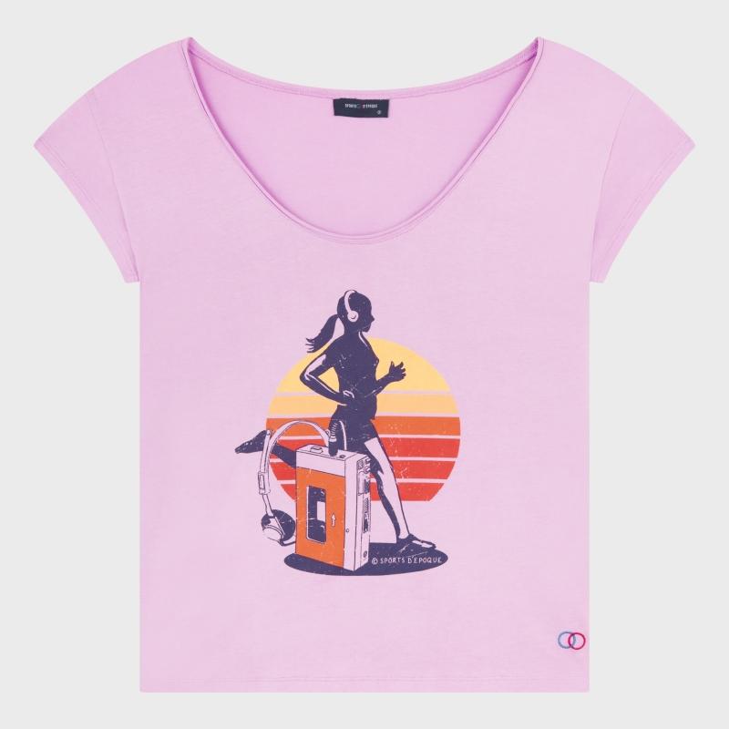 sports d'époque T-shirt Running To The Beat