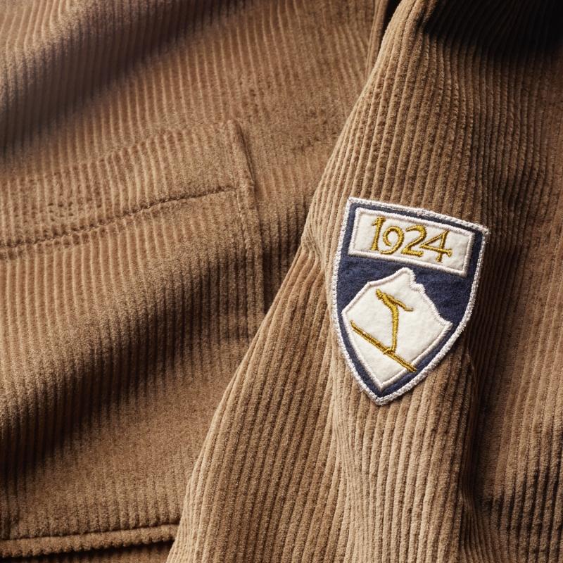 Sports D'époque Veste Doublée Corduroy Du Baron