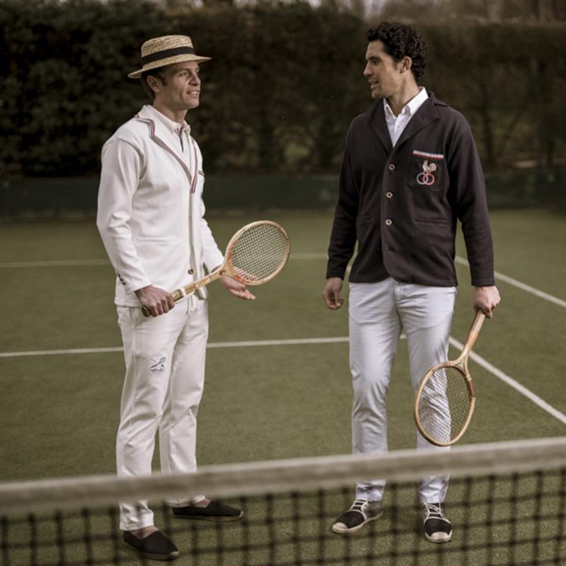 Sports D'époque Veste Tennis 1925