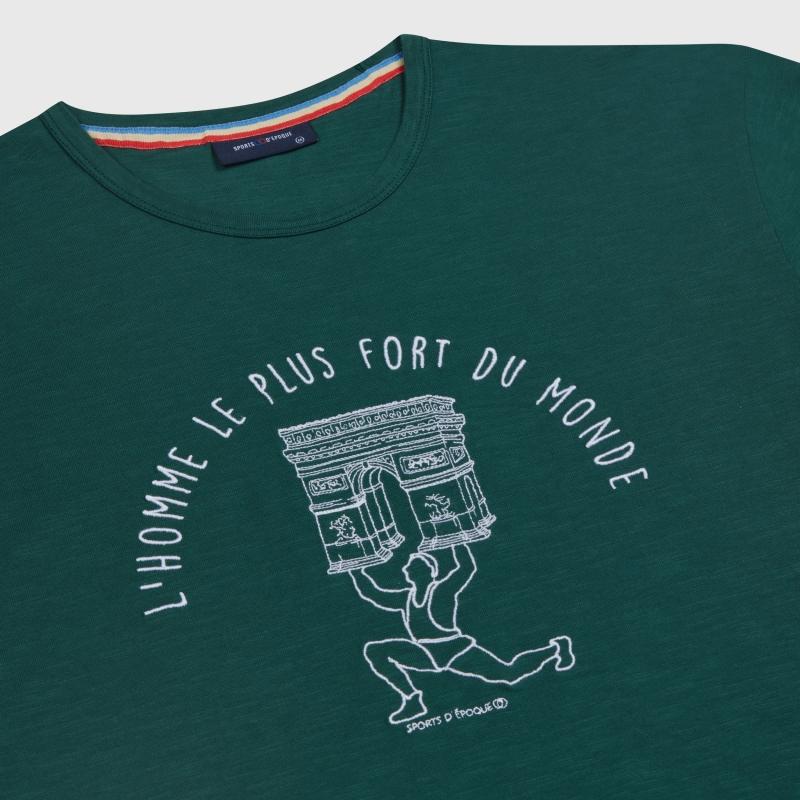 Sports D'époque T-shirt De L’Homme Le Plus Fort Du Monde