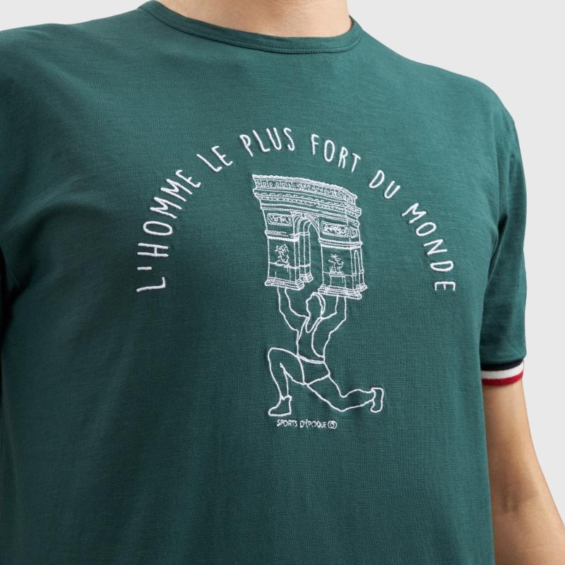 Sports D'époque T-shirt De L’Homme Le Plus Fort Du Monde