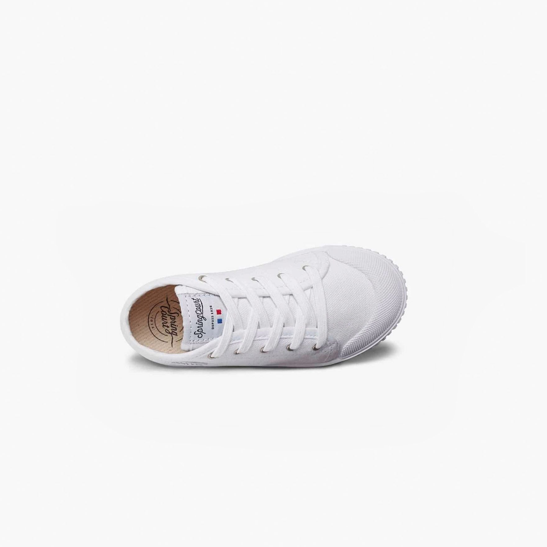 Spring Court Basket Blanche Enfant - Coupe Montante