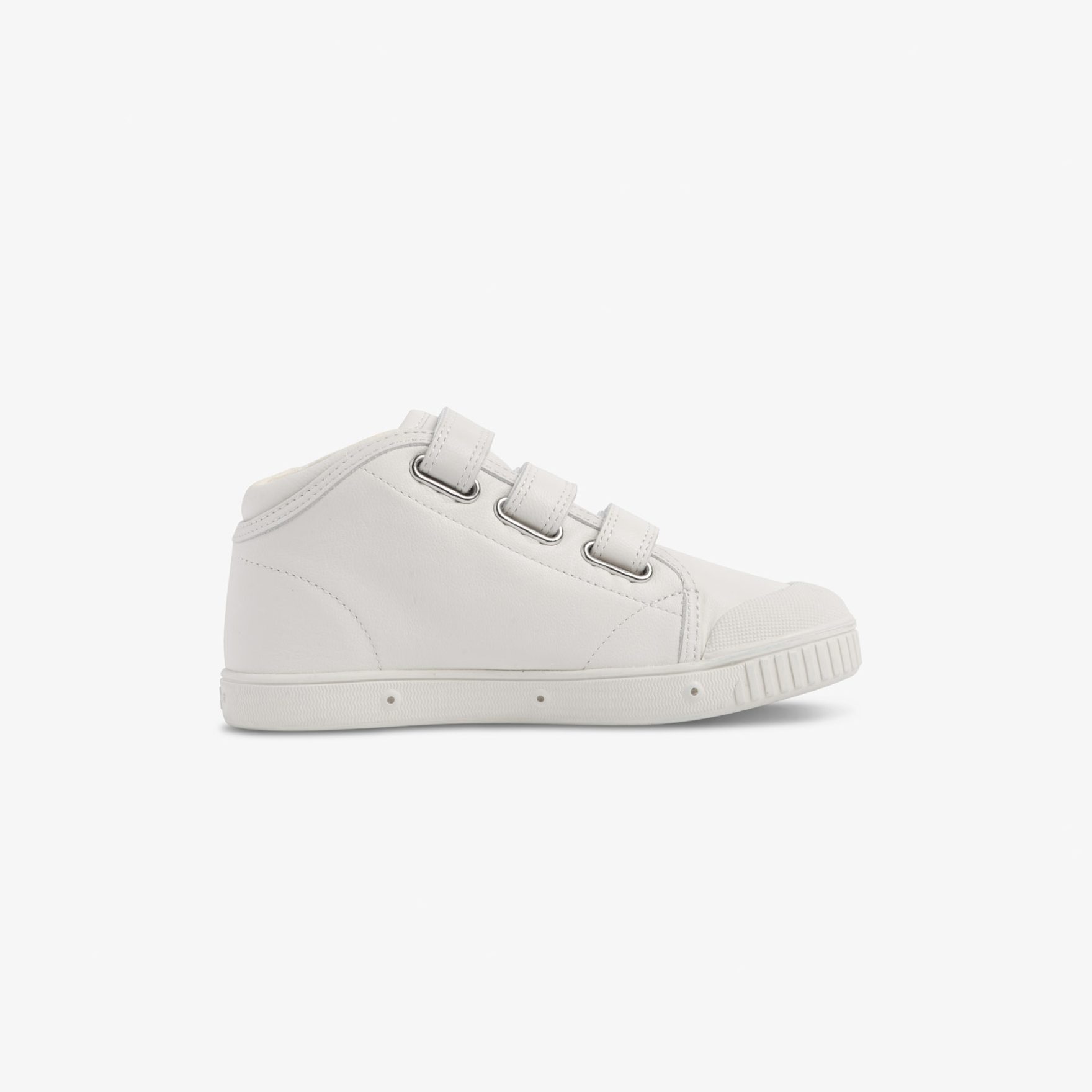 Spring Court Basket Blanche Enfant En Cuir