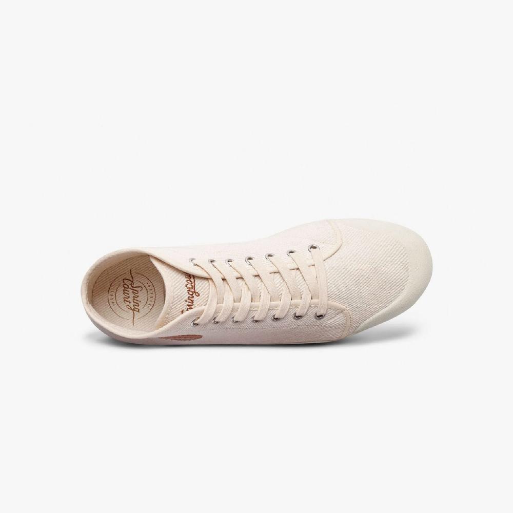 Spring Court Basket Blanche Montante