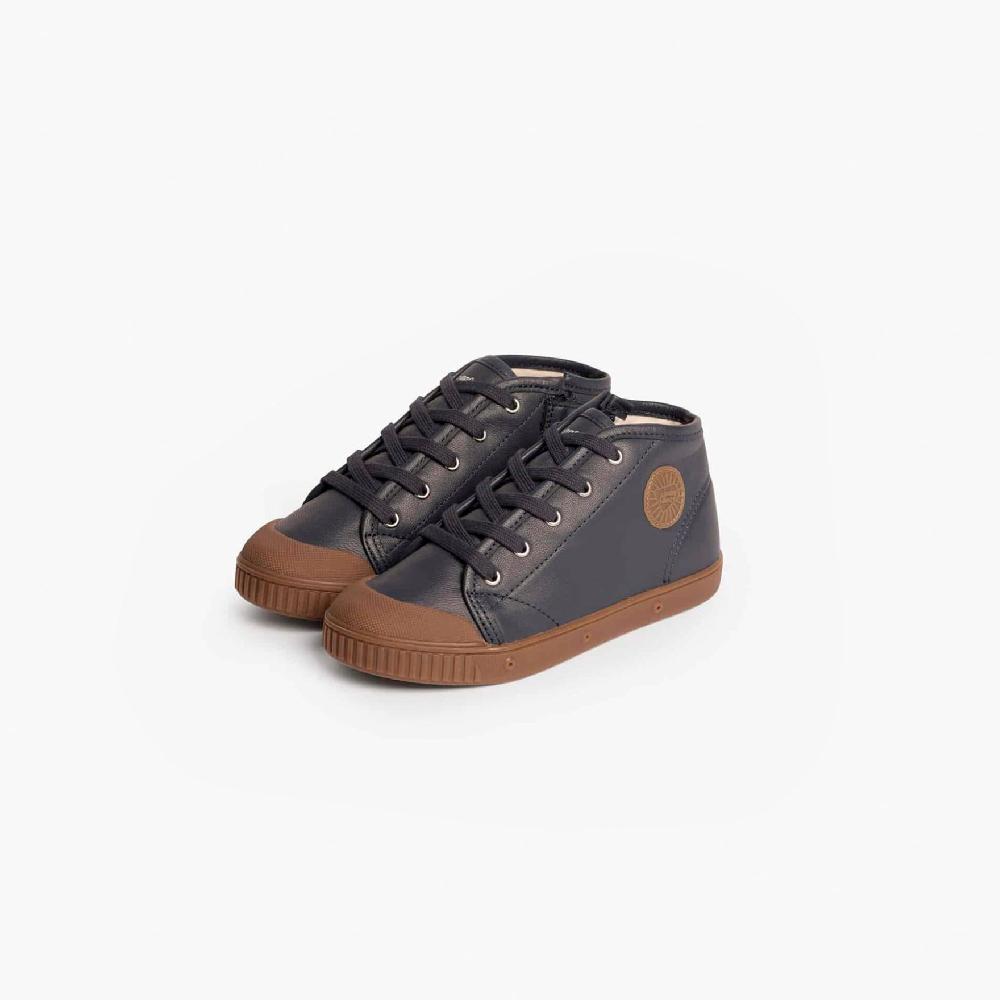 Spring Court Basket Enfant En Cuir - Indigo
