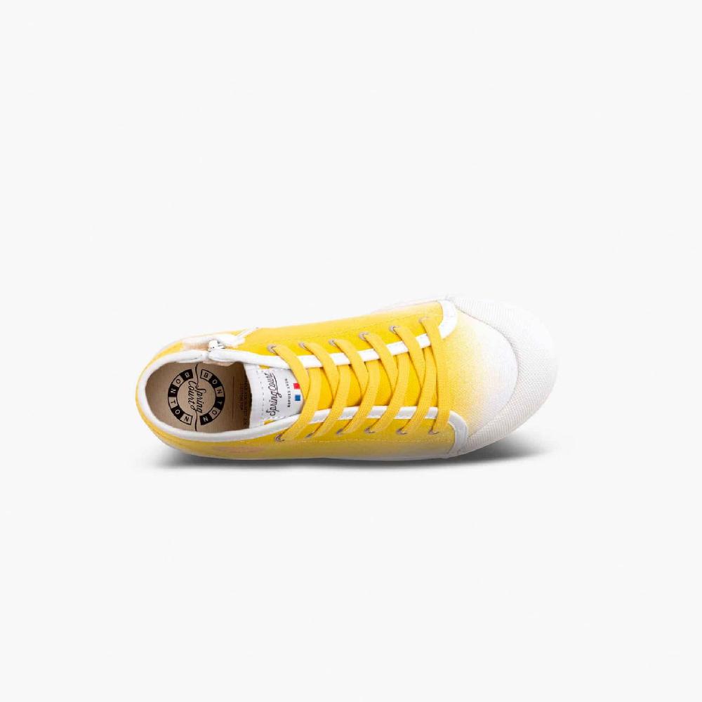 Spring Court Basket Enfant Montante - Jaune Pollen