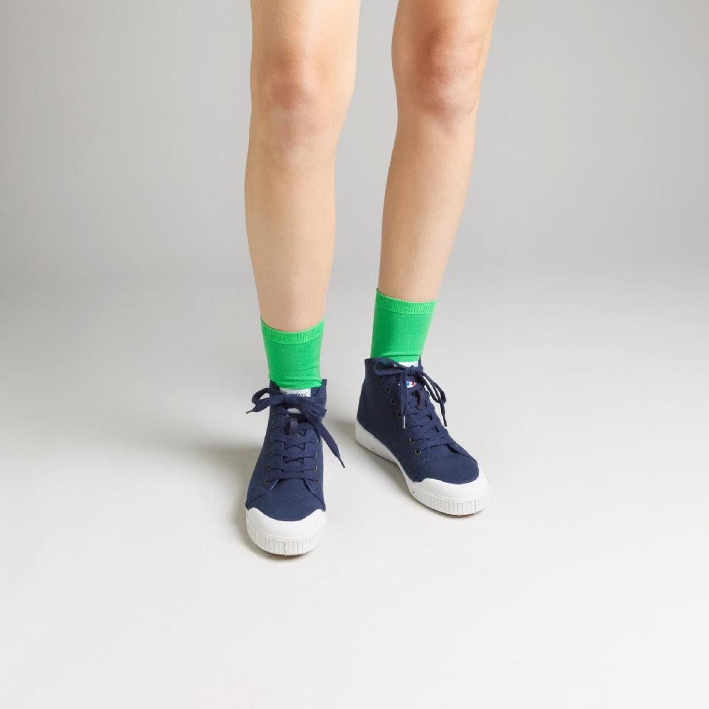 Spring Court Basket Montante Bleu Marine