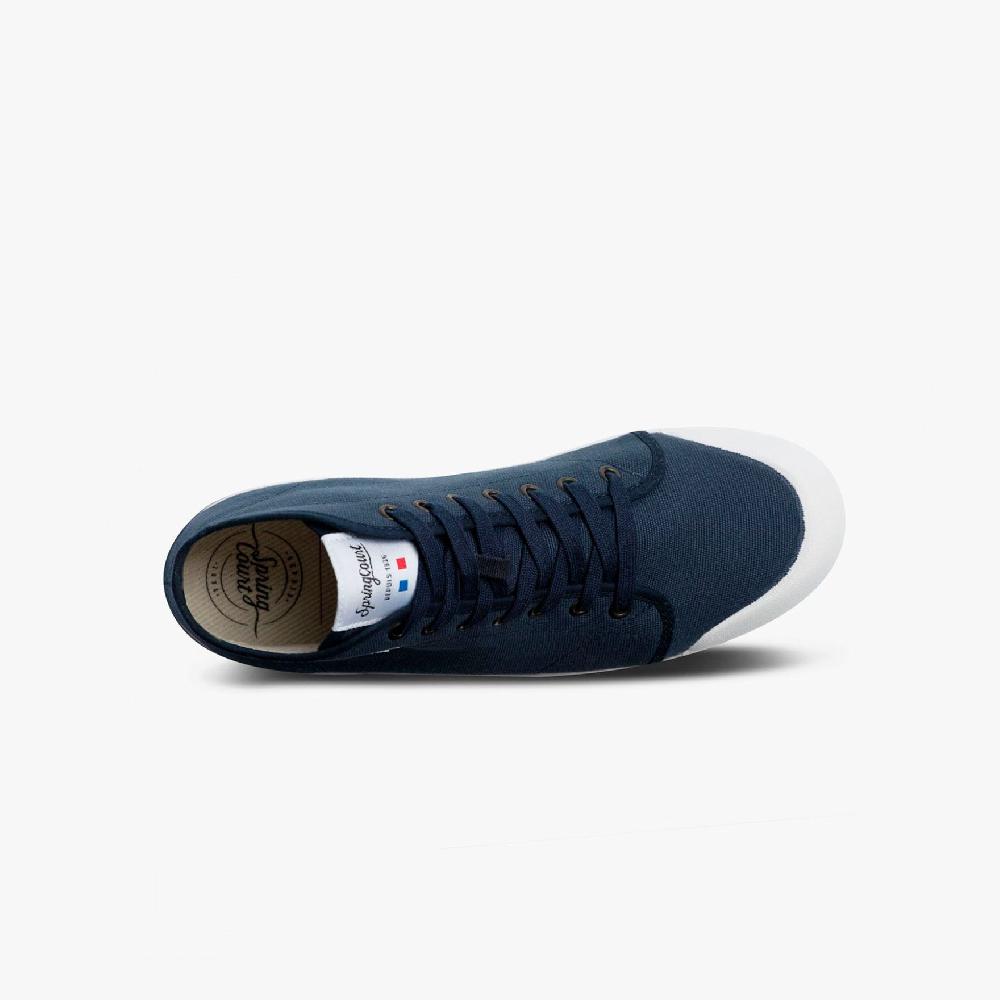 Spring Court Basket Montante Bleu Marine