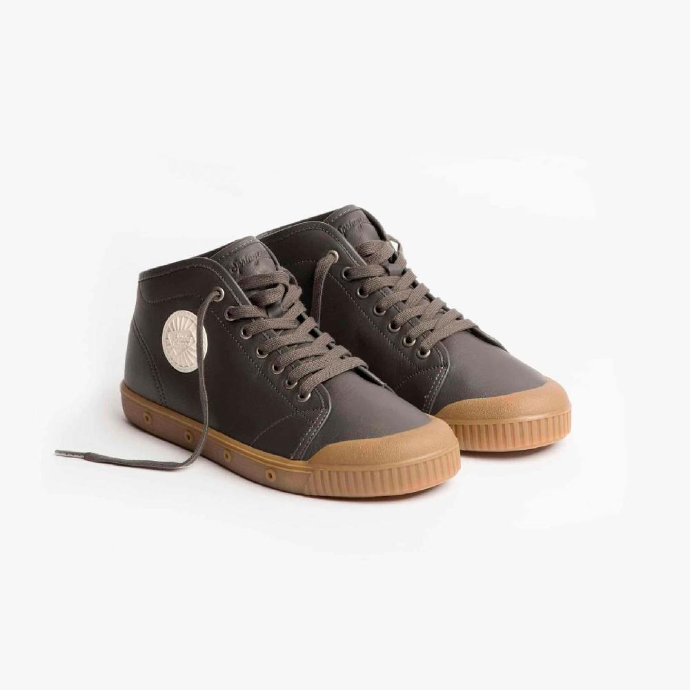 Spring Court Basket Montante En Cuir