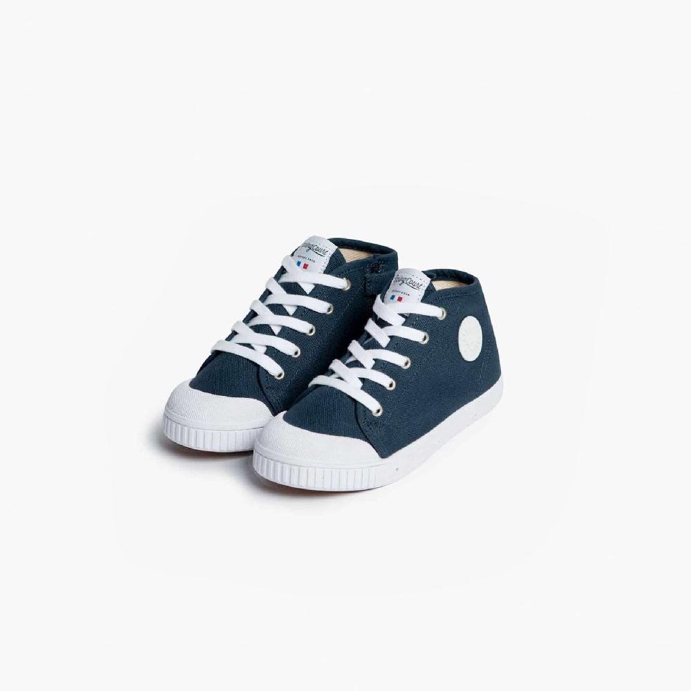 Spring Court Basket Montante Enfant - Bleu Marine