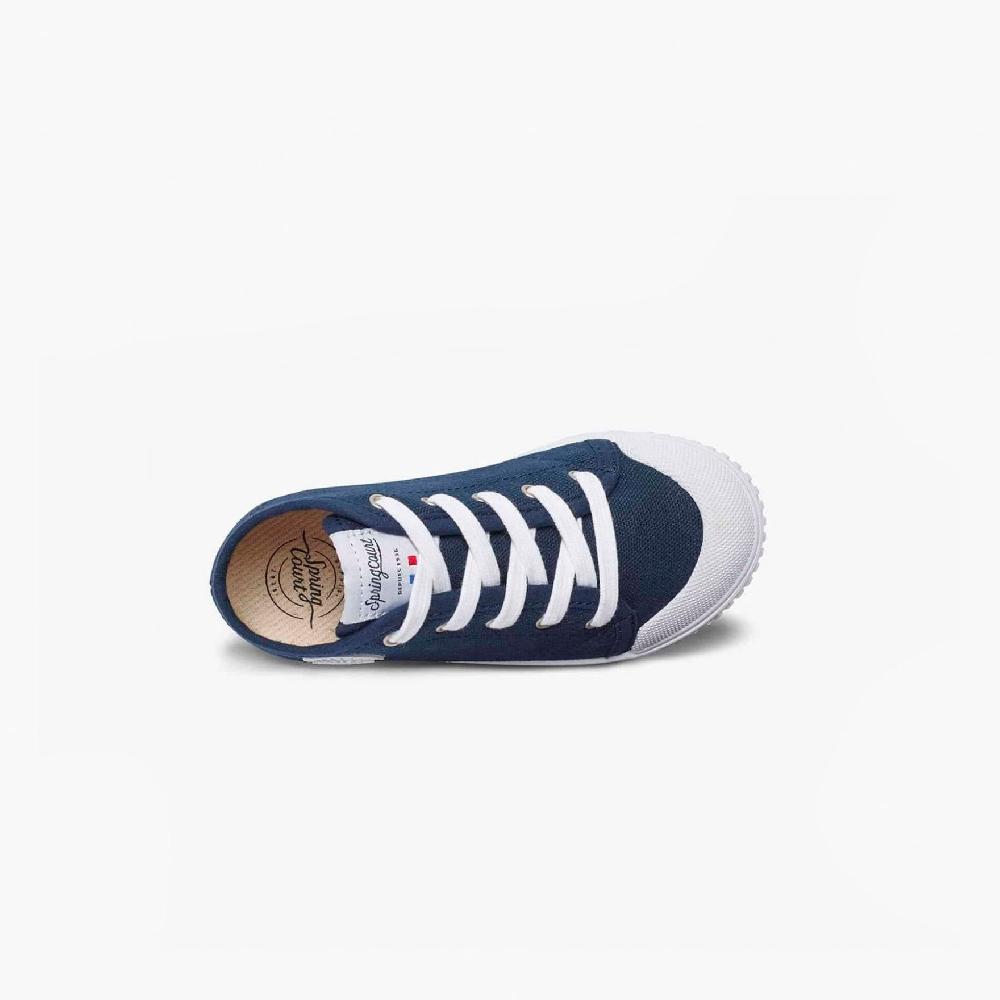 Spring Court Basket Montante Enfant - Bleu Marine