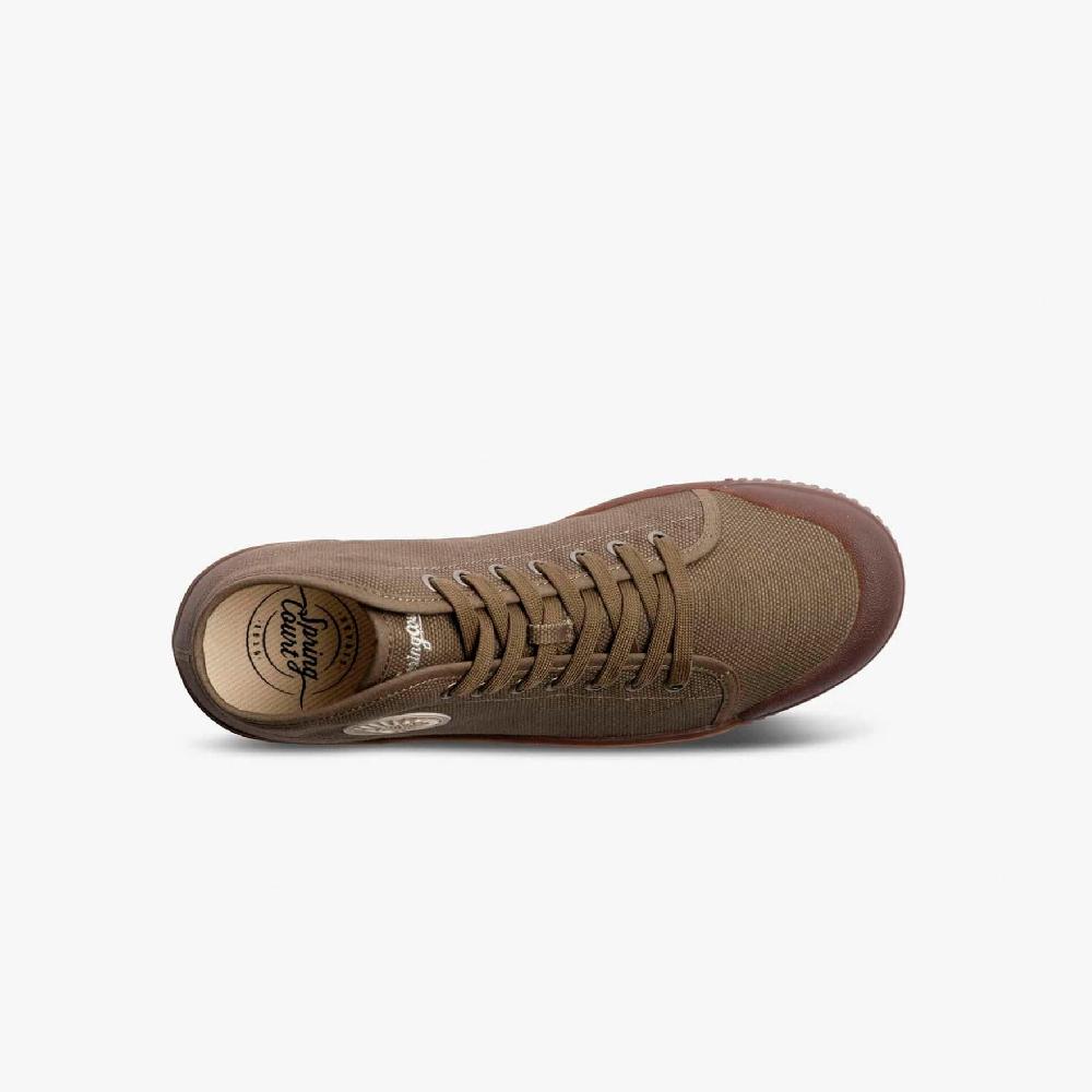 Spring Court Basket Montante Kaki